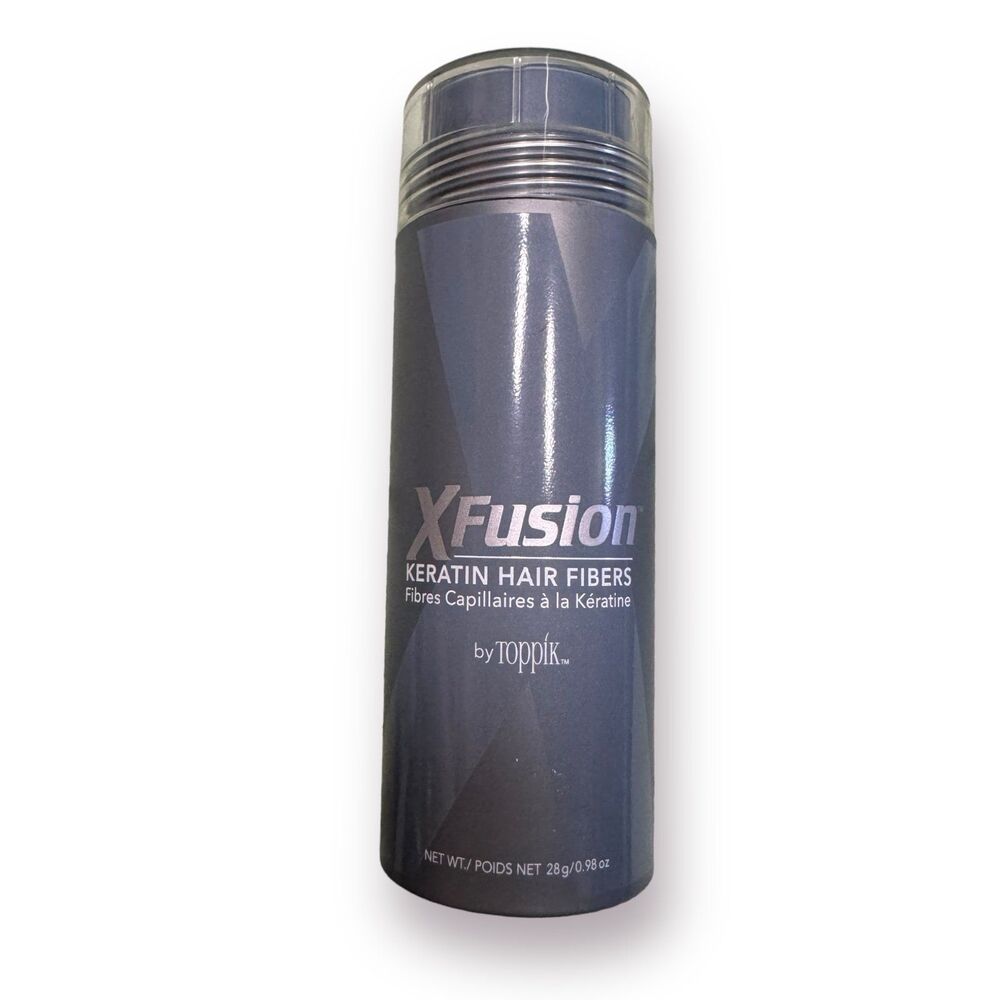 Toppik XFUSION Keratin Hair Fibers Black 28 g / 0.98 oz Hair Thickening 1‎ item